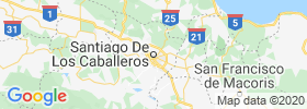 Santiago De Los Caballeros map